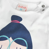 Maglietta jersey basic per bimba