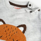 Fleece sweatshirt for baby boy