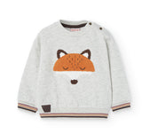 Fleece sweatshirt for baby boy