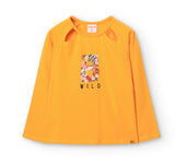 Elastisches Jersey-T-Shirt