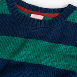Striped knit sweater for boys