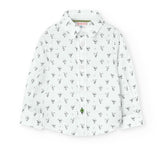 Camicia popelin stampato per neonati