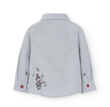 Camicia oxford manica lunga per neonati