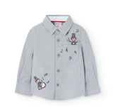 Camicia oxford manica lunga per neonati