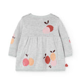 Vestito in maglia - BOBOLI - Sesso: Bambina - Colore: Grigio - Stagione: Autunno-Inverno