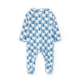 Tutina ciniglia - BOBOLI - Sesso: Bambina - Colore: Celeste - Stagione: Autunno-Inverno