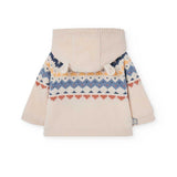 CARDIGAN CON CAPPUCCIO