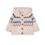 Knitted jacket for newborns