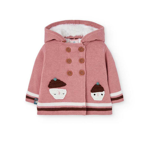 GIACCA TRICOT CON CAPPUCCIO