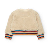 Felpa - BOBOLI - Sesso: Bambina - Colore: Beige - Stagione: Autunno-Inverno