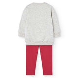 Completo due pezzi - BOBOLI - Sesso: Bambina - Colore: Arancione - Stagione: Autunno-Inverno