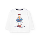 Maglietta jersey - BOBOLI - Colore: Bianco - Stagione: Autunno-Inverno