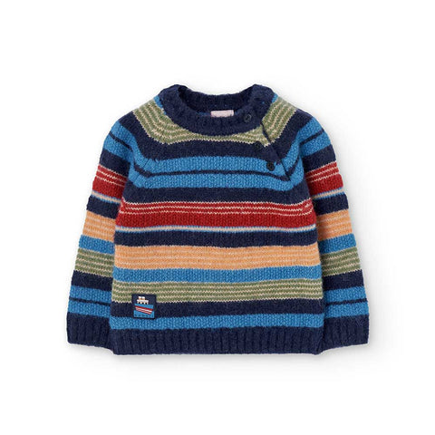 Maglione a righe - BOBOLI - Colore: uni - Stagione: Autunno-Inverno