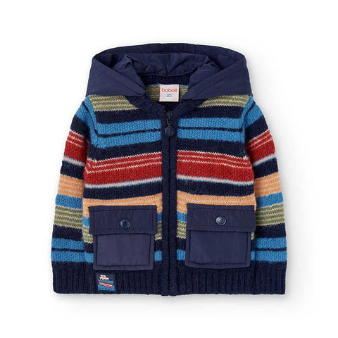CARDIGAN CON CAPPUCCIO