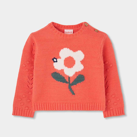 MAGLIONE CON FIORE