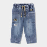 PANTALONI DENIM LAVAGGIO CHIARO