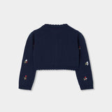 CARDIGAN CORTO RICAMATO