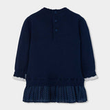 VESTITO MAGLIA CON PUNTO IN MAGLIA