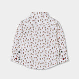 CAMICIA POPLIN STAMPATA