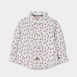 CAMICIA POPLIN STAMPATA