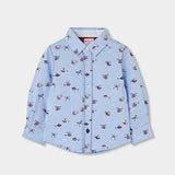 CAMICIA OXFORD STAMPA ELICOTTERI