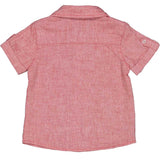 CAMICIA M/C MISTO LINO - BIRBA - Colore: Rosso - Stagione: Primavera-Estate