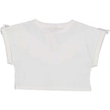 TSHIRT M/C CROPPED JERSEY - BIRBA - Sesso: Bambina - Colore: Panna - Stagione: Primavera-Estate