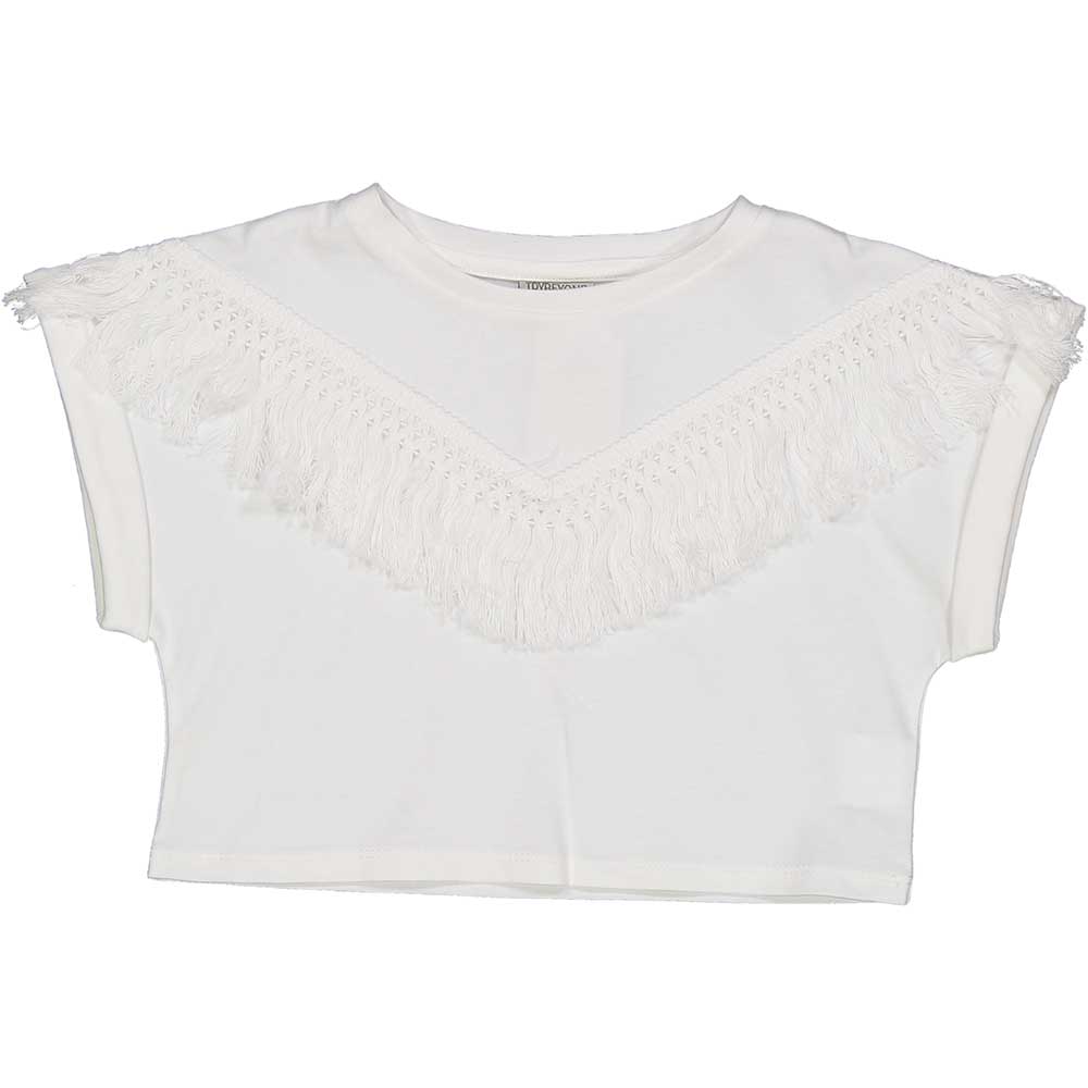 Scopri il top perfetto per la stagione primavera/estate: una t-shirt cropped progettata per far s...