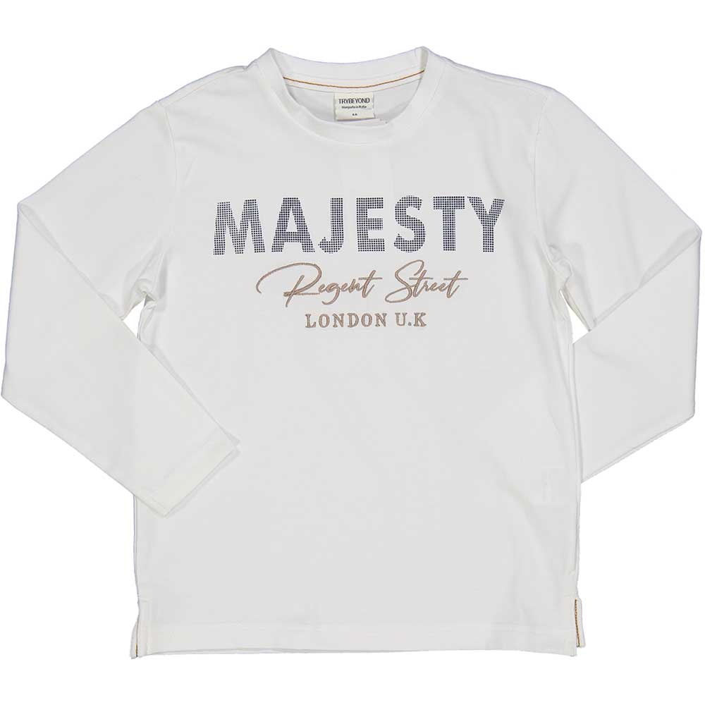 Questa t-shirt a manica lunga è perfetta per accompagnare il tuo bambino nelle giornate fresche d...