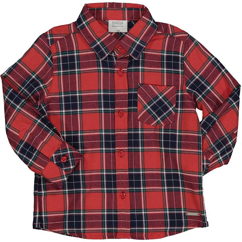 CAMICIA FLANELLA SCOZZESE - BIRBA - Colore: uni - Stagione: Autunno-Inverno