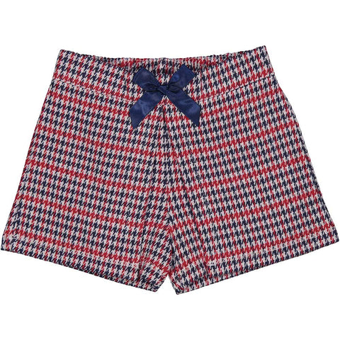 SHORT GONNA TESSUTO MAGLIA JAQUARD PIED DE POULE - BIRBA - Sesso: Bambina - Colore: uni - Stagione: Autunno-Inverno