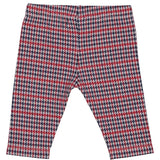 PANTALON EN TISSU MAILLE JACQUARD PIED-DE-POULE