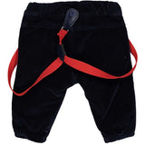 PANTALONE VELLUTO BRETELLE
