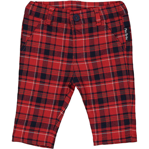 PANTALON TISSU ÉCOSSAIS EXTENSIBLE