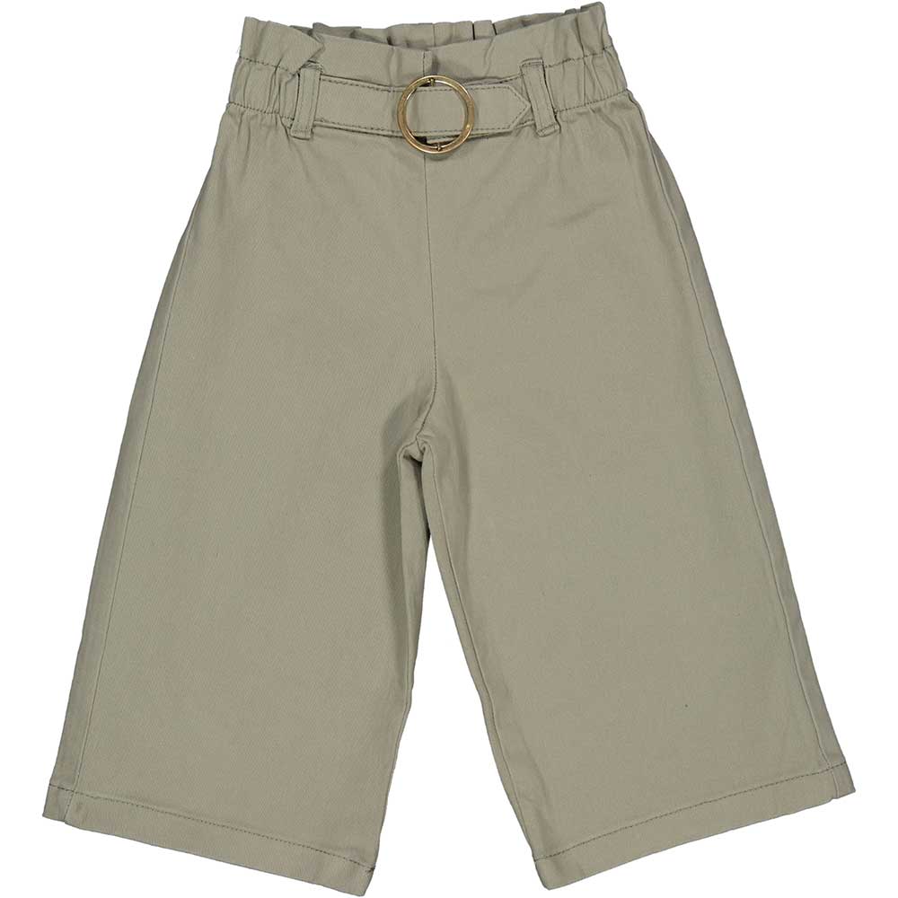 Questo pantalone palazzo corto di Birba è perfetto per le bambine che amano lo stile comodo ma el...
