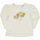 MAGLIA MANICA LUNGA CON FIORI