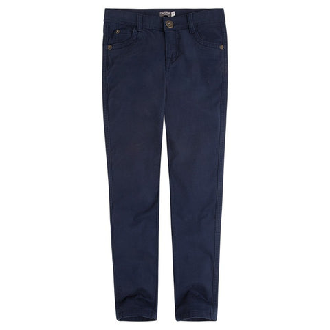 PANTALON LARGO CINQUE - CANADA HOUSE - Sesso: Bambina - Colore: Blu - Stagione: Primavera-Estate