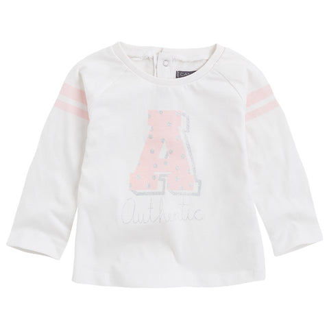 CAMISETA MANGA LARGA BBATHLETI - CANADA HOUSE - Sesso: Bambina - Colore: Bianco - Stagione: Autunno-Inverno