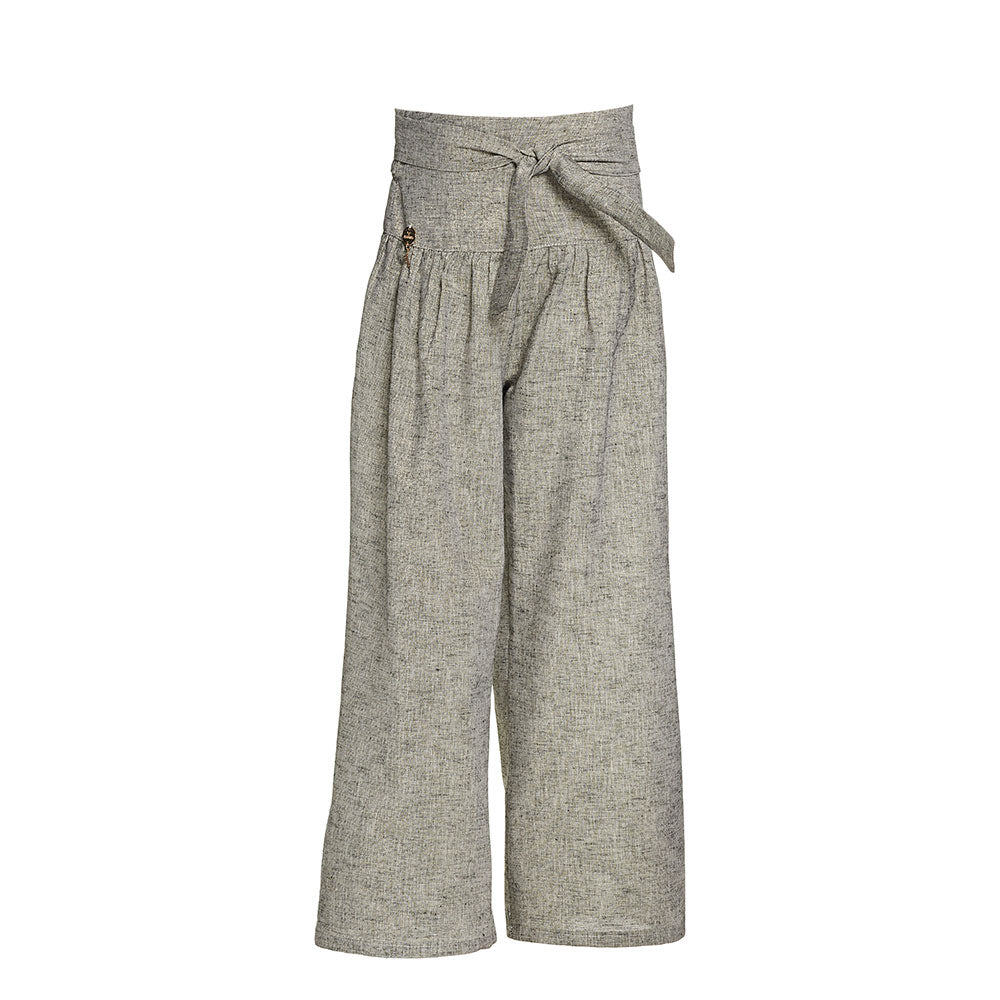 Pantalon de la Ligne Vêtements Fille Fracomina, avec modèle palazzo et joli nœud sur le devant. T...