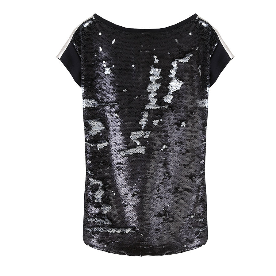 
  Blusa della linea abigliamento bambina Fracomina Mini con manichine corte; taglio
  elegante c...