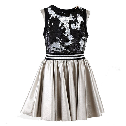 DRESS BLACKSKIN - FRACOMINA - Sesso: Bambina - Colore: Nero - Stagione: Autunno-Inverno