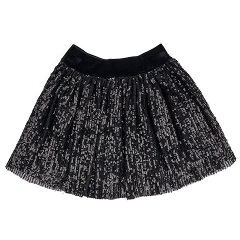 MINI JUPE PAILLETTES NOIR