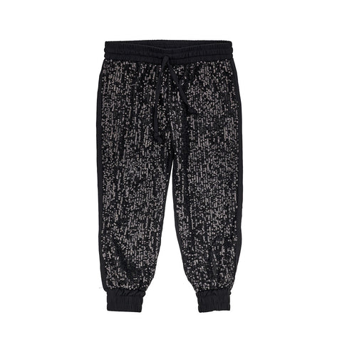 PANTALONE PAILLETTES BLACK