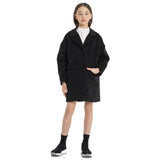COAT BLACK - FRACOMINA - Sesso: Bambina - Colore: Nero - Stagione: Autunno-Inverno