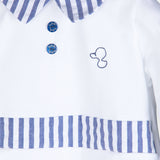 Tutina piquet neonato - LALALU - Sesso: Bimbo - Colore: uni - Stagione: Primavera-Estate