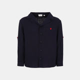 Camicia in garza bimbo - LALALU - Sesso: Bimbo - Colore: Blu - Stagione: Primavera-Estate