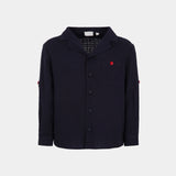 Camicia in garza bimbo - LALALU - Sesso: Bimbo - Colore: Blu - Stagione: Primavera-Estate