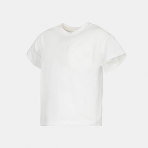 T-shirt in jersey bimbo - LALALU - Sesso: Bimbo - Colore: Bianco - Stagione: Primavera-Estate