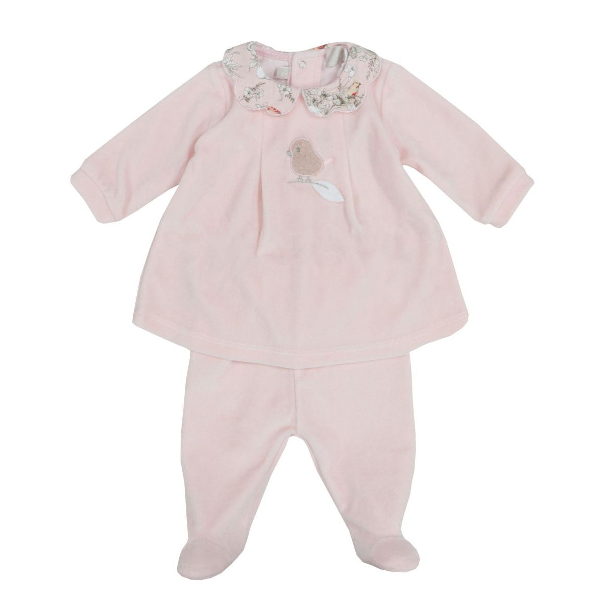 
  Completo 2 pezzi della Linea Abbigliamento Bambina Lalalù con simpatico applicazione
  in magl...