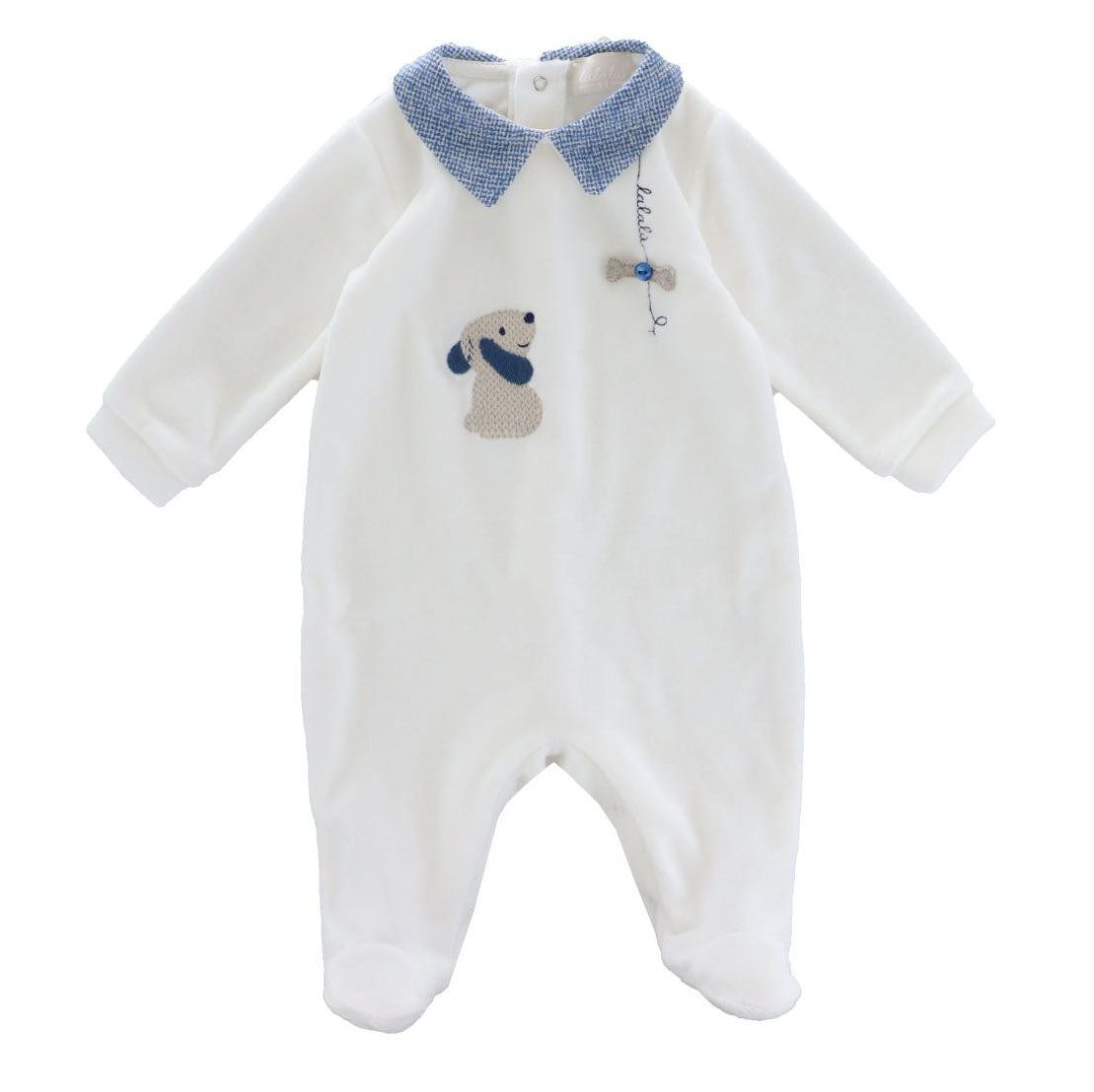 Tutine de la Ligne Vêtements Enfant Lalalù avec col chemise et joli
  tricot sur le devant.
Bouto...